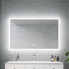 Apollo Rectangle Backlit LED Bathroom Mirror 120cm x 90cm Vanities & Mirrors Arova 