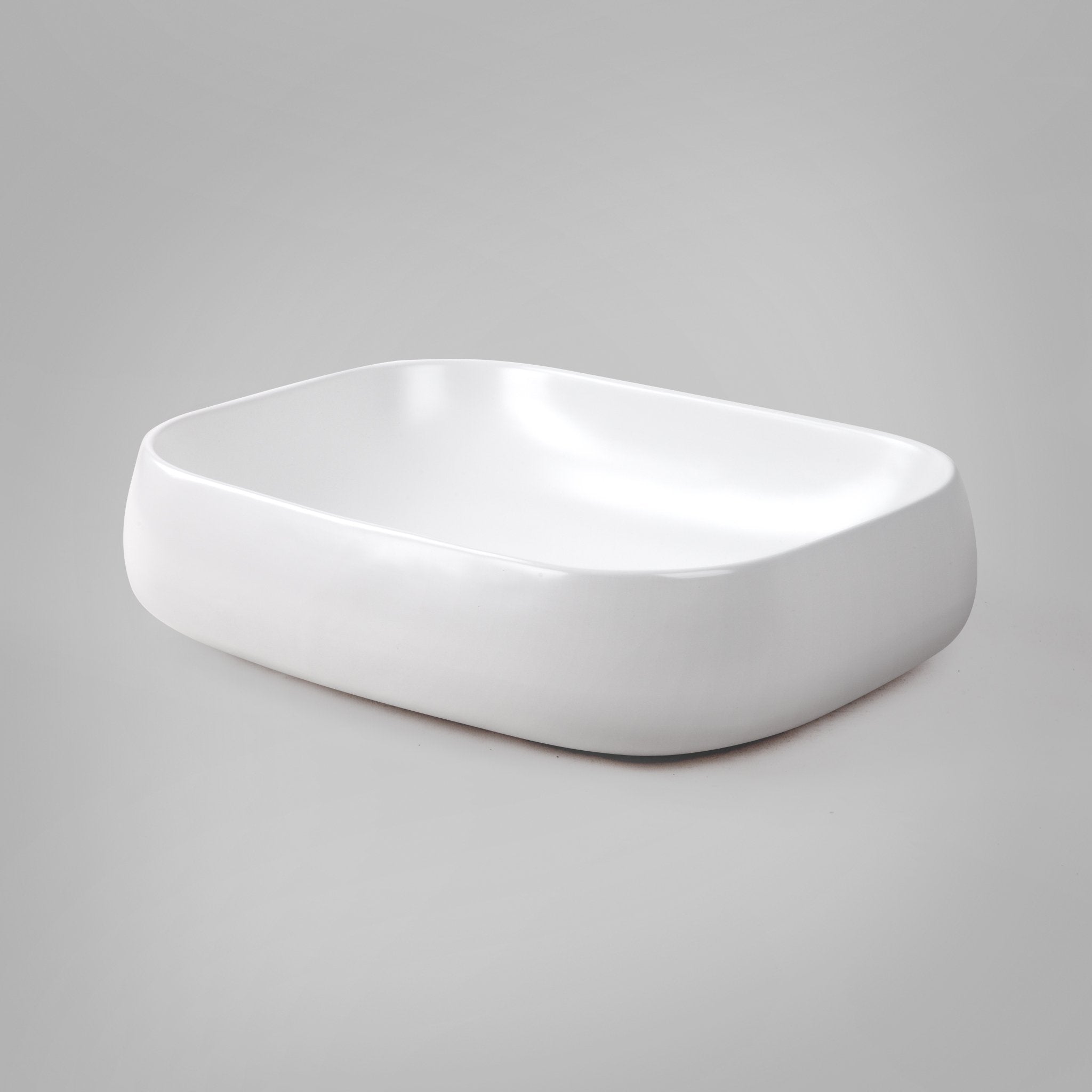 BIANCA 56 Above Counter Basin Matt White Basins Arova Kitchens & Bathrooms 