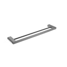 Bianca Double Towel Rail Gun Metal 600MM 9024D-GM Accessories Nero 