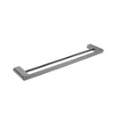 Bianca Double Towel Rail Gun Metal 800MM 9030D-GM Accessories Nero 