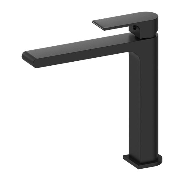 Bianca Mid Tall Basin Mixer Matte Black YSW3215-01D-MB Tapware Nero 