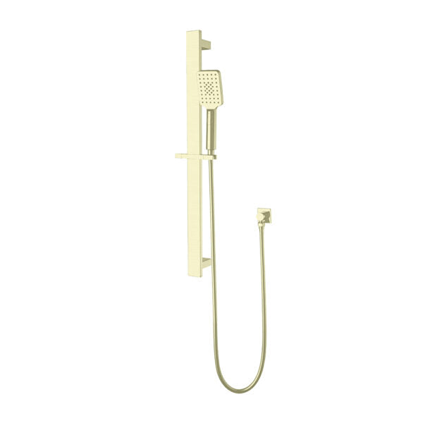 Celia Shower Rail Brushed Gold Showers Nero 