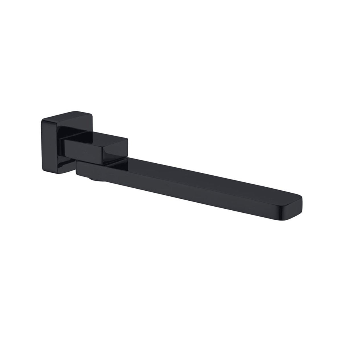 Celia Swivel Bath Spout Matt Black Tapware Nero 