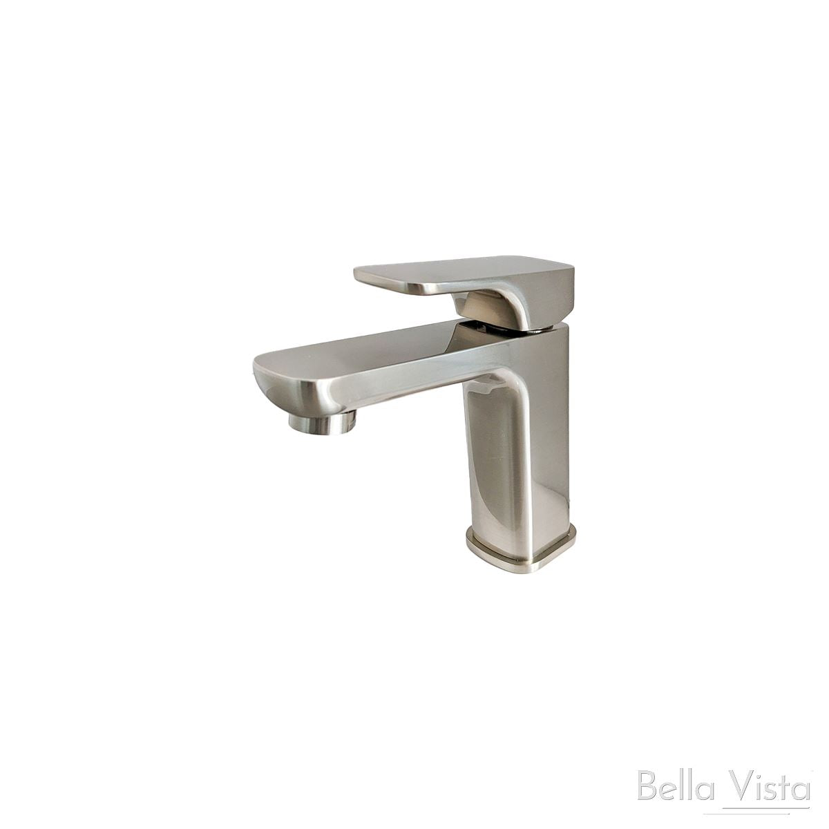 Chaser Basin Mixer Brushed Nickel Tapware Bella Vista 