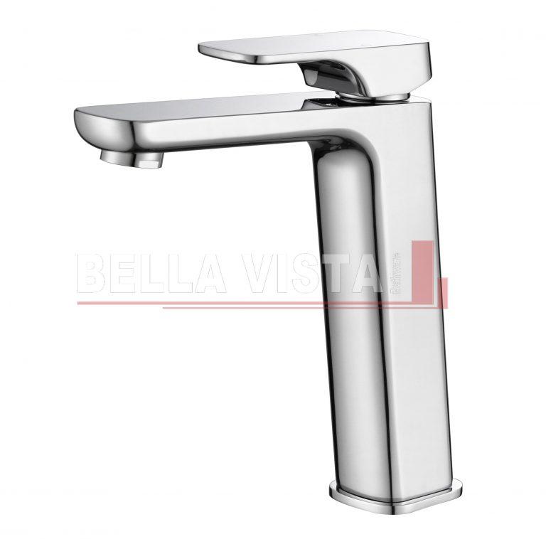 Chaser Tall Basin Mixer Chrome Tapware Bella Vista 