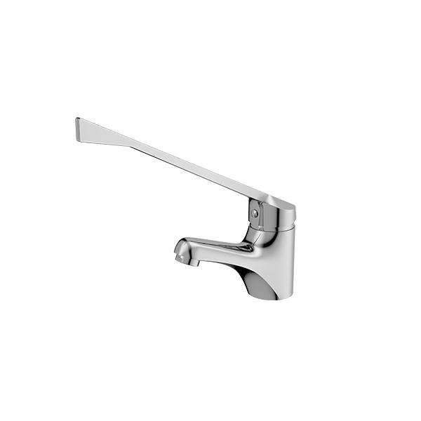 Classic Care Basin Mixer Extended Handle Chrome YSW1100-01E-CH Tapware Nero 