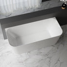 CLIO 1700mm Back to Wall Free Standing Bath Gloss White Baths AROVA 