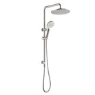 CLIO 2 in 1 multifunction dual shower station Brushed Nickel Showers Arova 