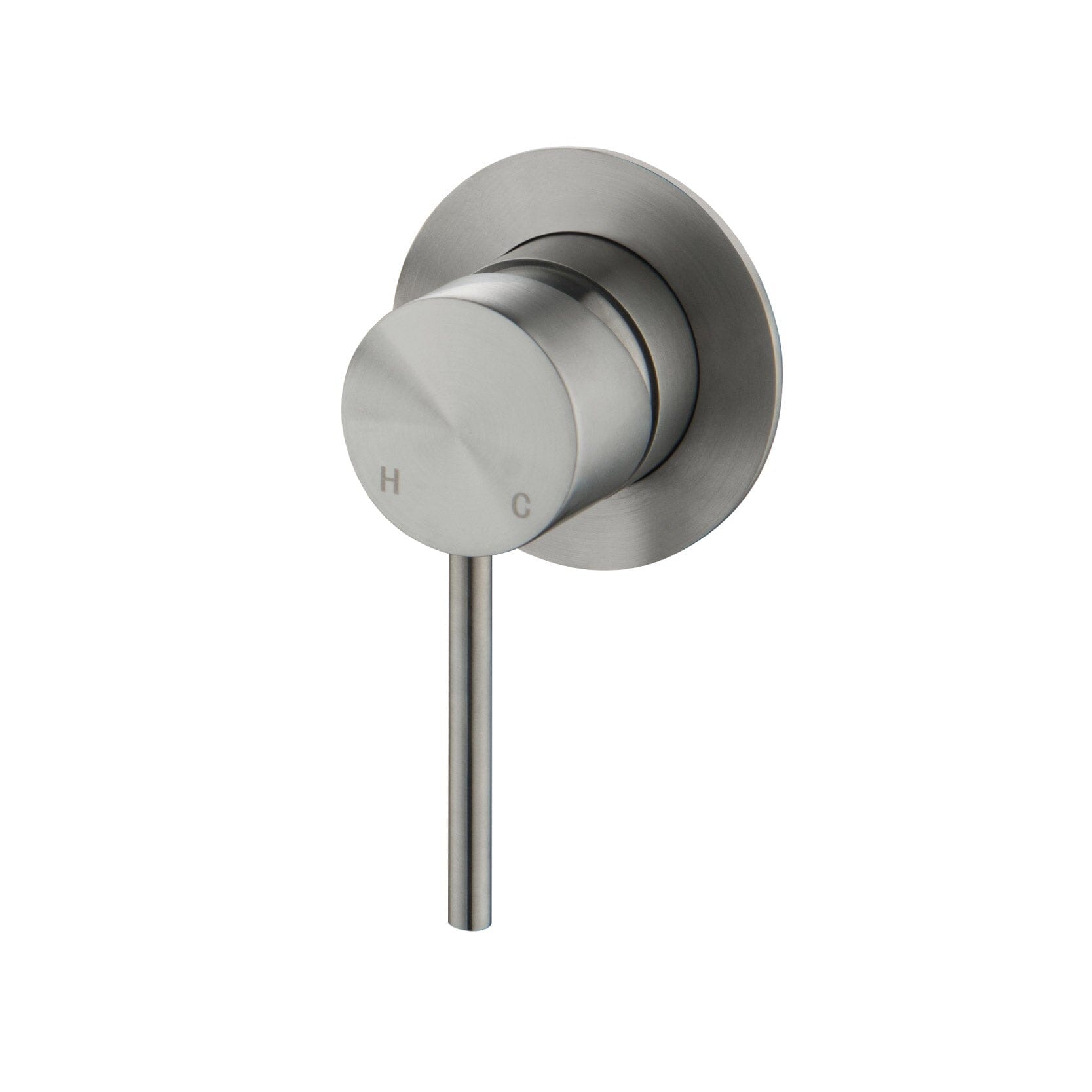 CLIO Round Shower / Bath Mixer Brushed Nickel Tapware Arova 