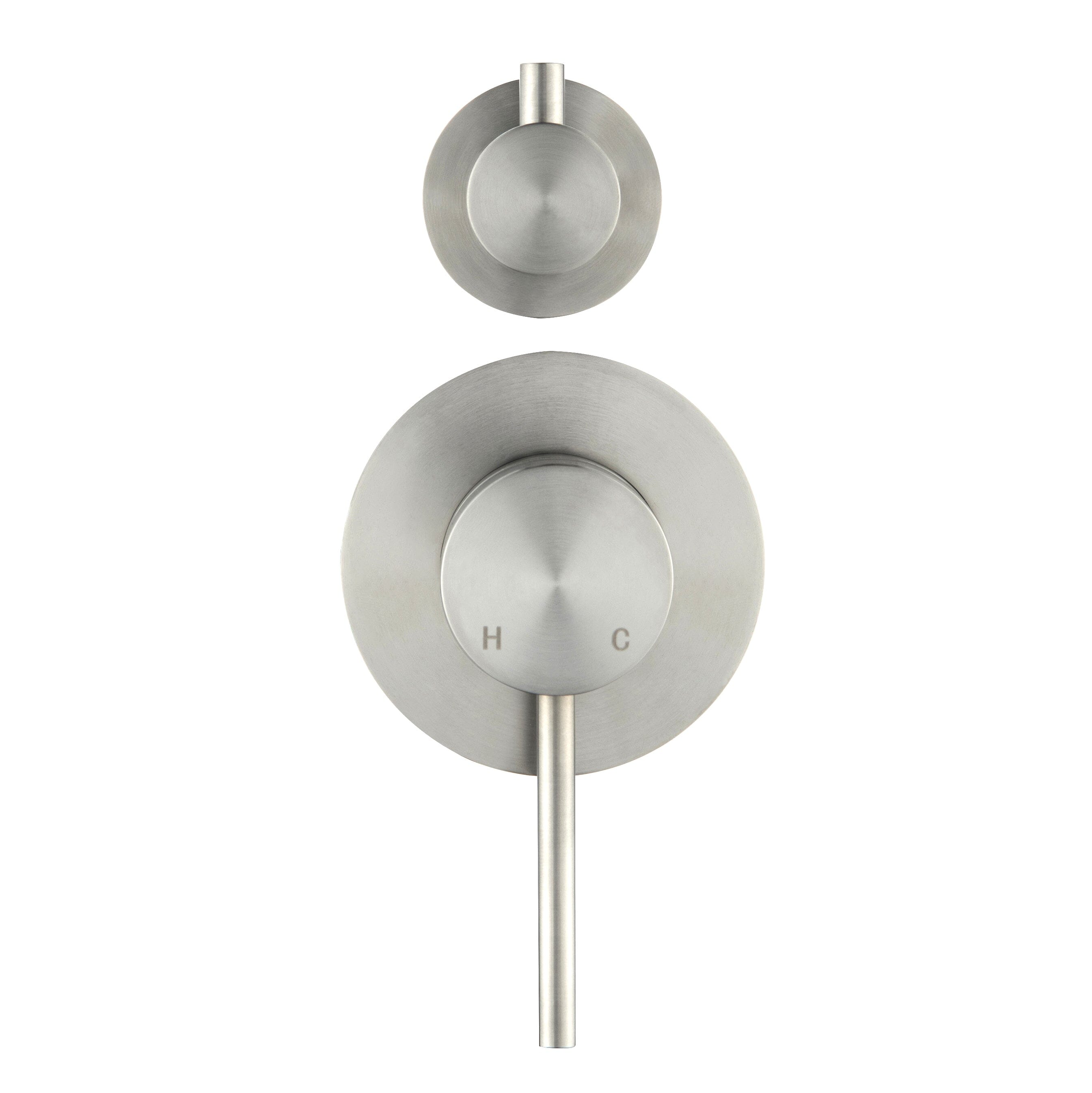 CLIO Shower / Bath Mixer with Divertor Brushed Nickel AROVA 