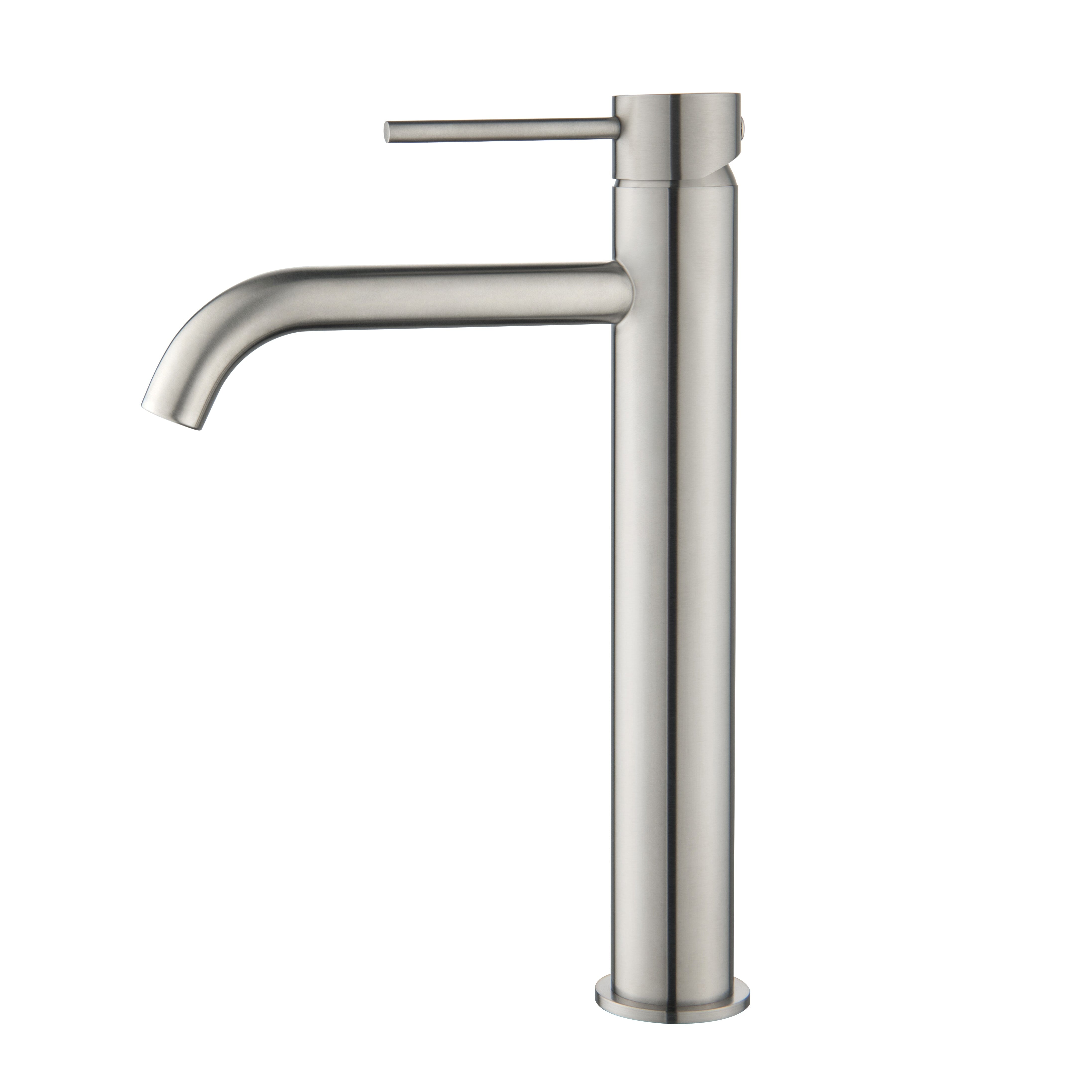 CLIO Tall Basin Mixer Brushed Nickel Tapware Arova 