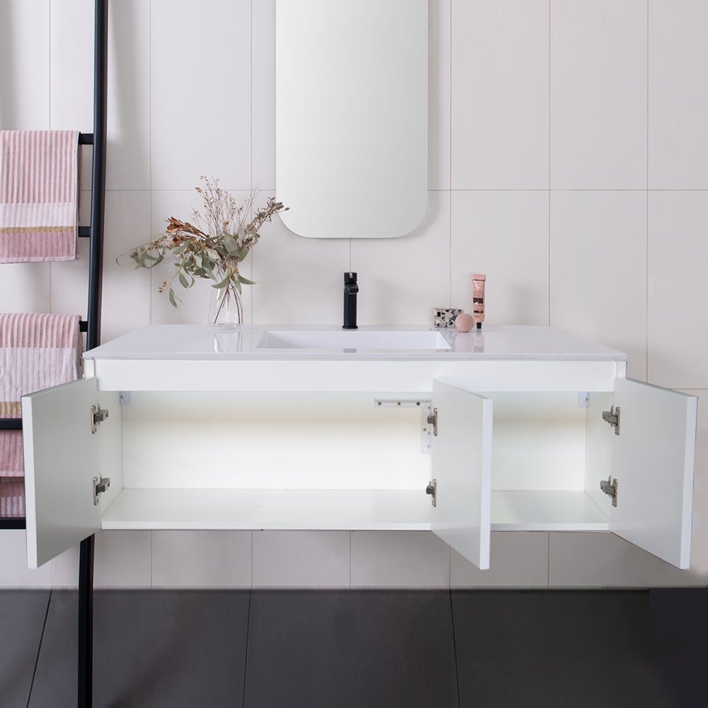 CLOVER 120cm Wall Hung Bathroom Vanity Vanities & Mirrors Arova 