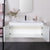 CLOVER 90cm Wall Hung Bathroom Vanity Vanities & Mirrors Arova Ceramic Top with Integrated Basin - 
