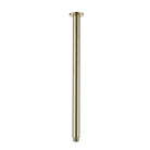 COMO Ceiling Shower Arm 300mm Brushed Gold Showers Arova 