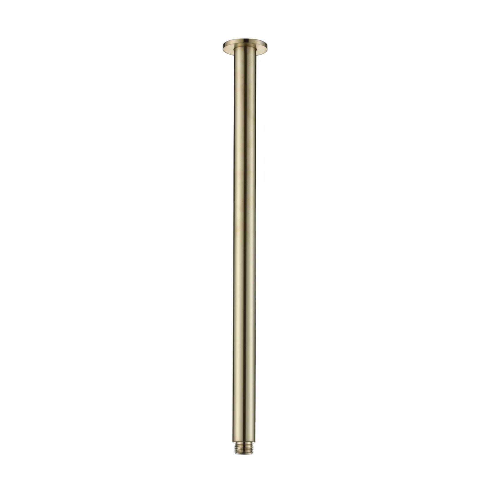 COMO Ceiling Shower Arm 300mm Brushed Gold Showers Arova 