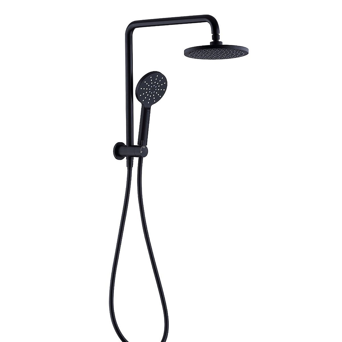 COMO Compact Rain Shower Matte Black Showers Arova 