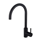 COMO Gooseneck Kitchen Mixer Black Tapware Arova 