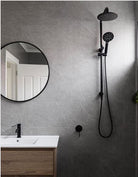 COMO Rain Shower Set Matte Black showers arova 