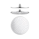 COMO Round Shower Head Rose 250mm Brushed Nickel Showers Arova 