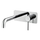 COMO Wall Basin Mixer Spout Chrome Tapware Arova 