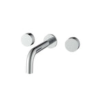 COMO Wall Basin Set with Hot and Cold Handle 200mm CHROME Tapware Arova 