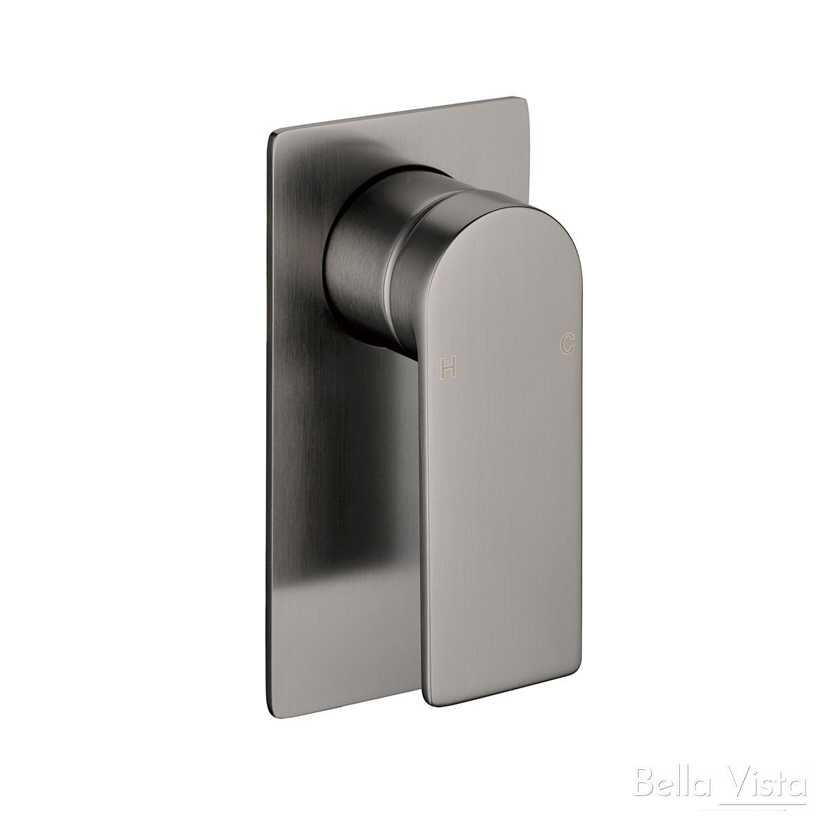 Cresta Shower Flick Mixer Gun Metal Tapware Bella Vista 