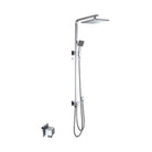 Cube brass shower head on rail with hand spray - TP1500 Showers ECT 