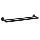 Dolce 700MM Double Towel Rail Matte Black 3630D-MB Accessories Nero 