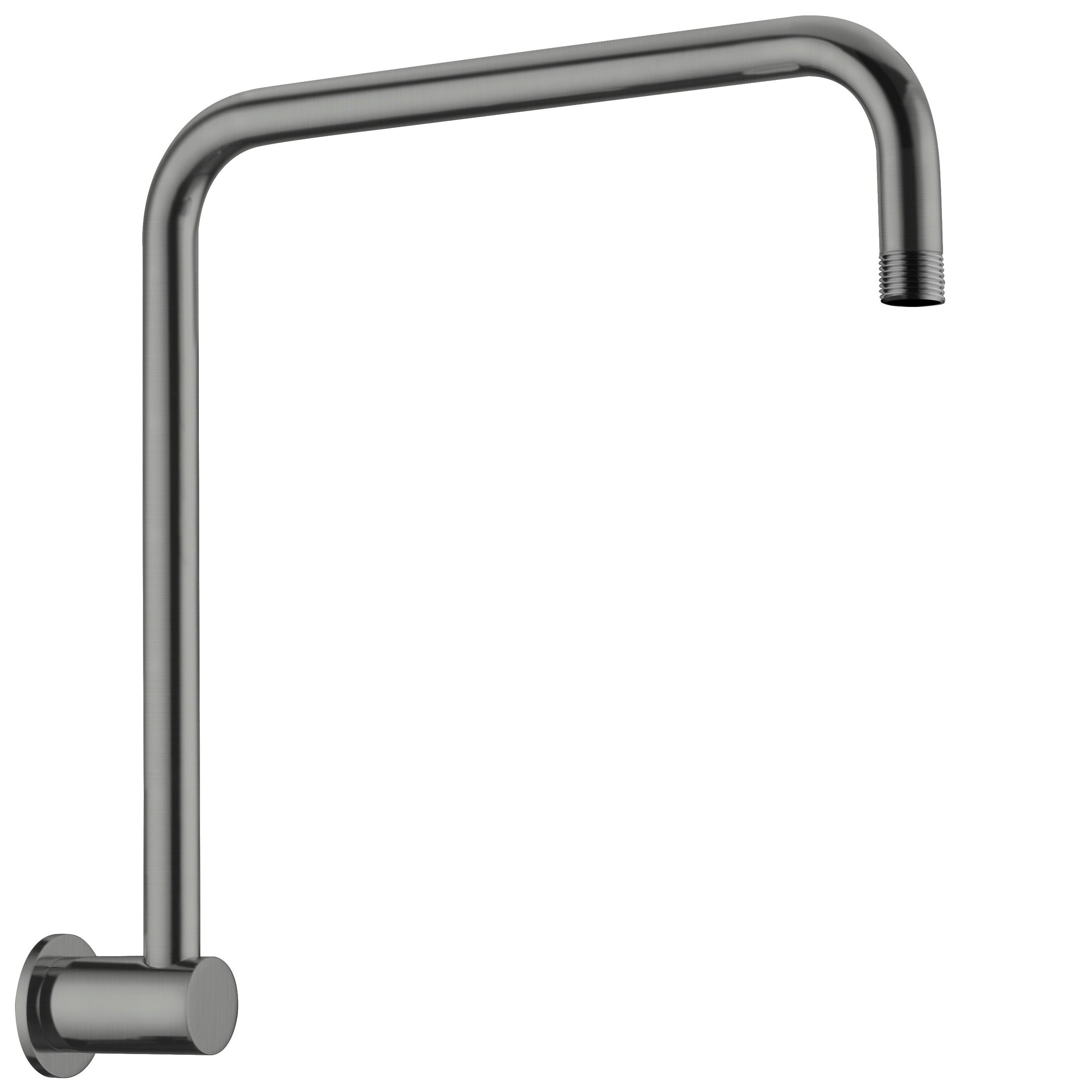 Dolce Shower Arm Gun Metal YSW506-GM Showers Nero 