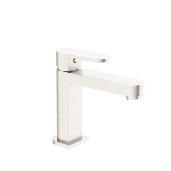 Ecco Basin Mixer Brushed Nickel Tapware Nero 