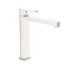 Ecco Tall Basin Mixer Brushed Nickel Tapware Nero 