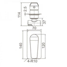 Exon Shower Mixer Tapware ECT 