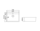 IMPACT S/S Top Mounted Sink with Tap Hole Sinks ECT 