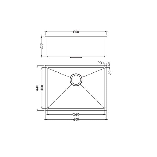 Infinity Plus Sinks – PVD-6044CL Sinks InfinityPlus 