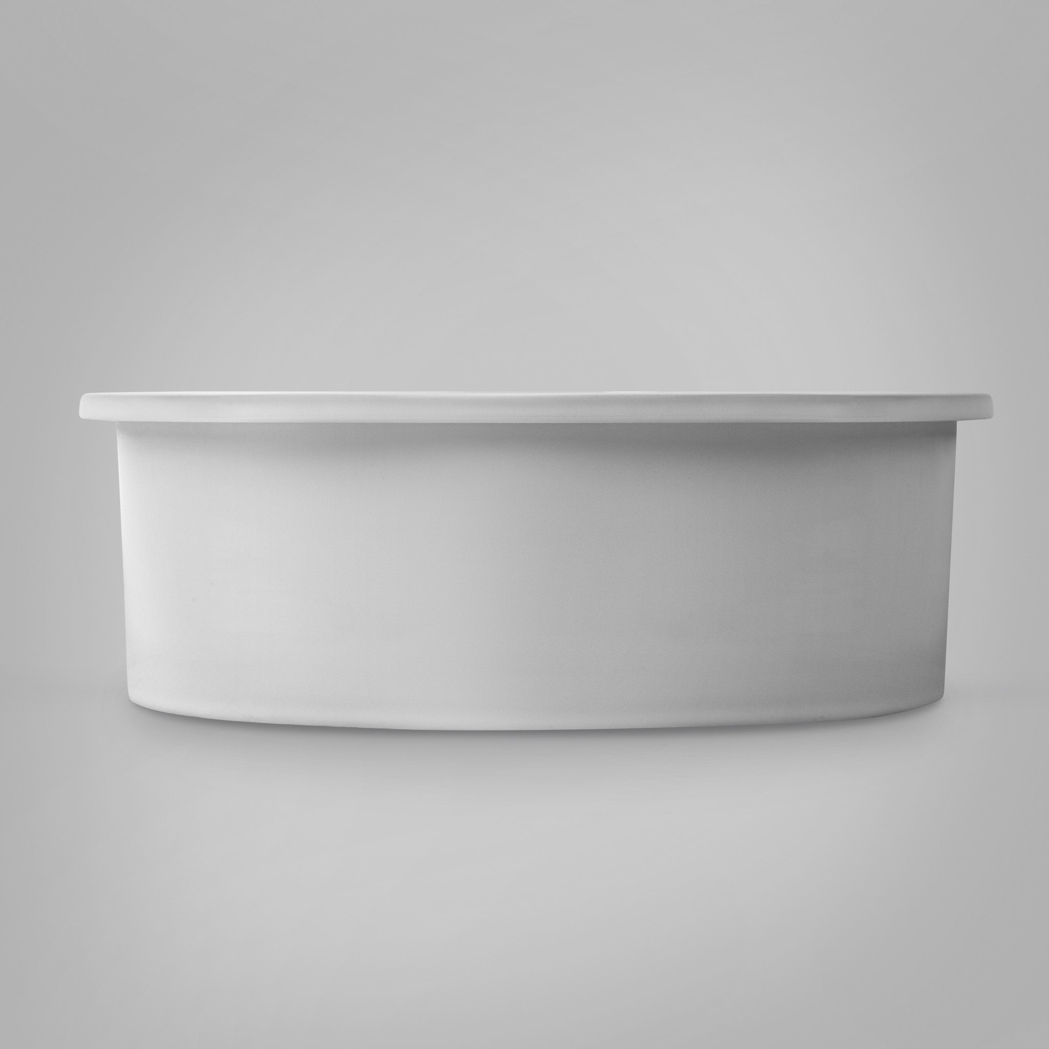 JESS 42 Round Basin Inset Gloss White Basins Arova 