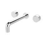 KARA Wall Basin Set 180mm CHROME YSW2117-07A-CH Tapware Nero 