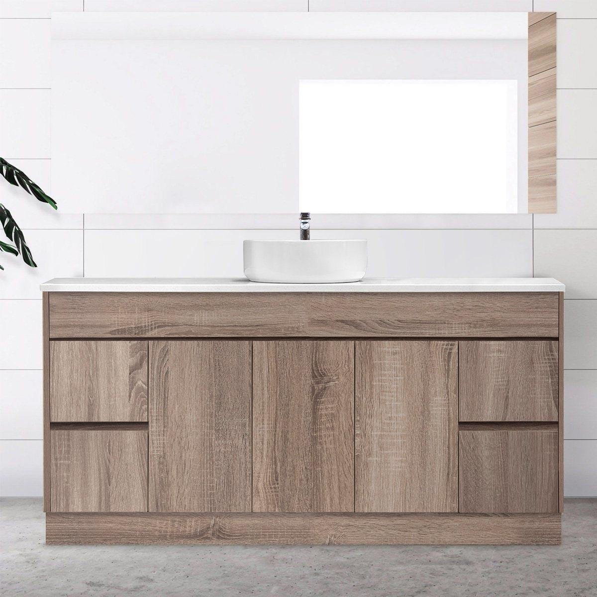 LOGAN 180cm Timber Bathroom Vanity Vanities & Mirrors Arova Cabinet Only - 