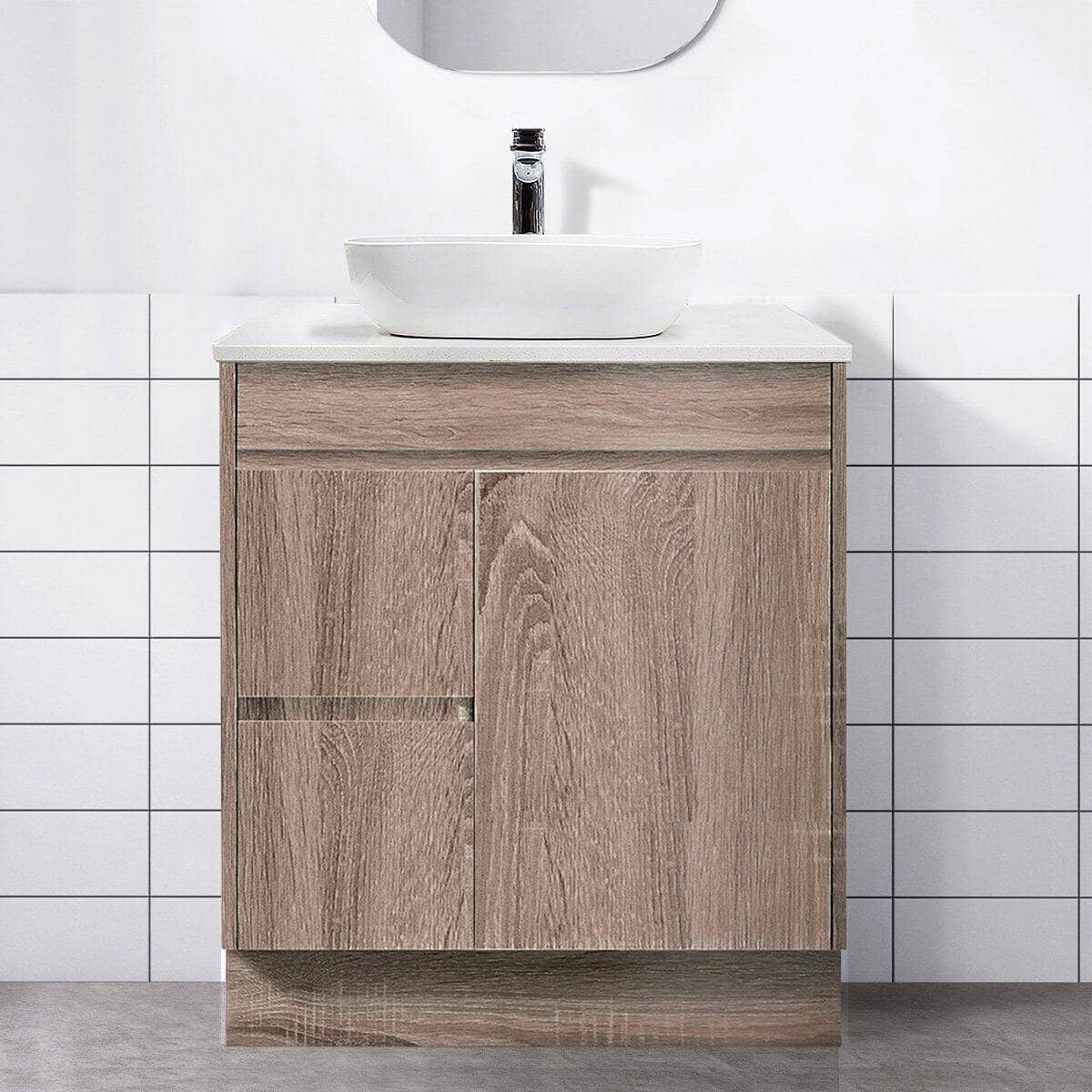 Logan 750mm Timber Vanity Left Hand Side Vanities Arova 