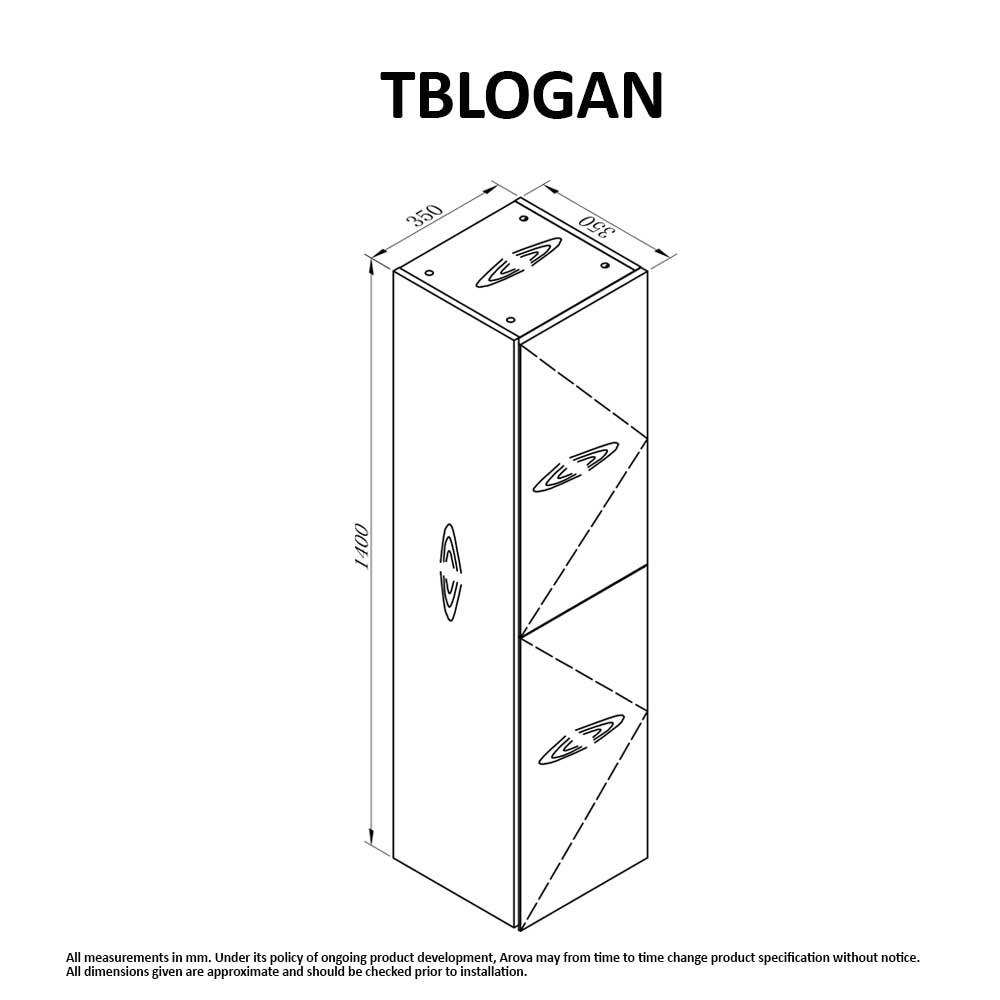 Logan Tallboy Bathroom Cabinet Vanities & Mirrors Arova 