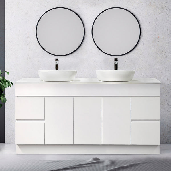 Floor Standing Bathroom Vanities 2 Pack White Luca by Arova Melbourne