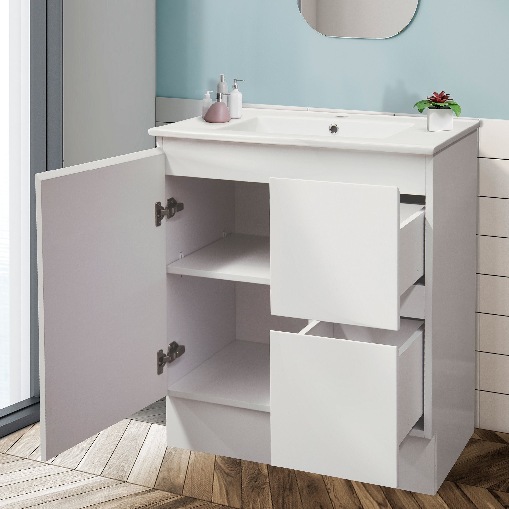 LUCA 75cm Bathroom Vanity Vanities & Mirrors Arova 