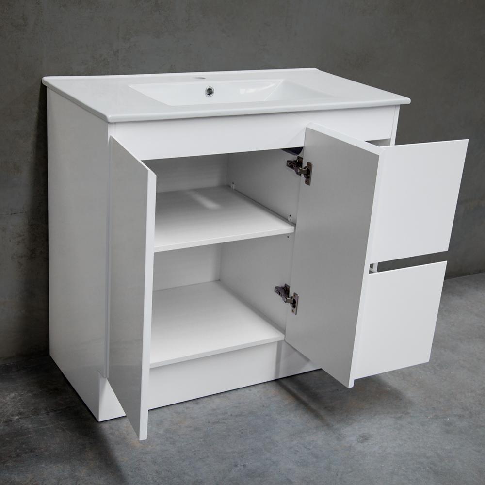 LUCA 90cm Vanity Free Standing Cabinet Vanities & Mirrors Arova 