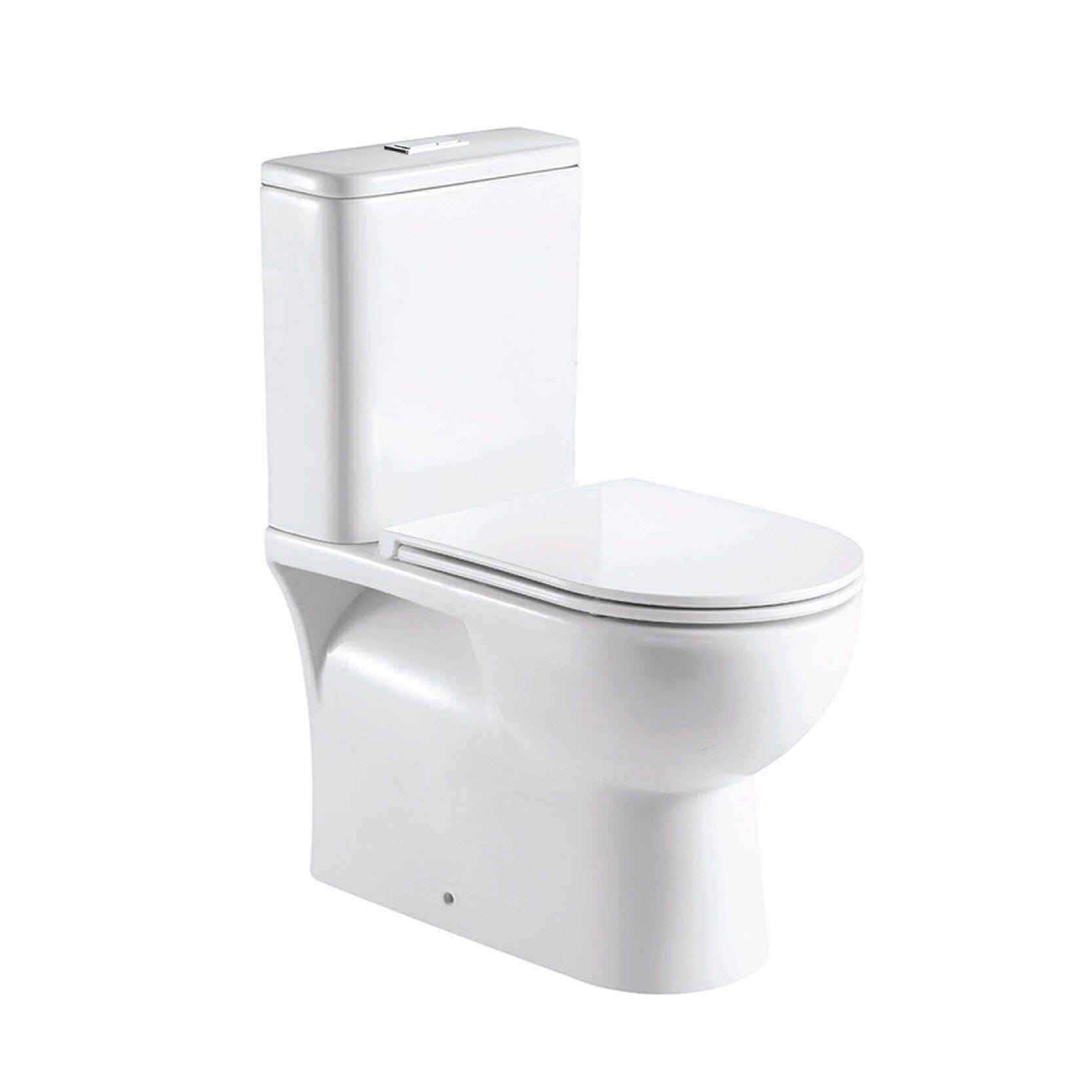 Luca65 Back to Wall Rimless Tornado Toilet Suite Toilets Arova 