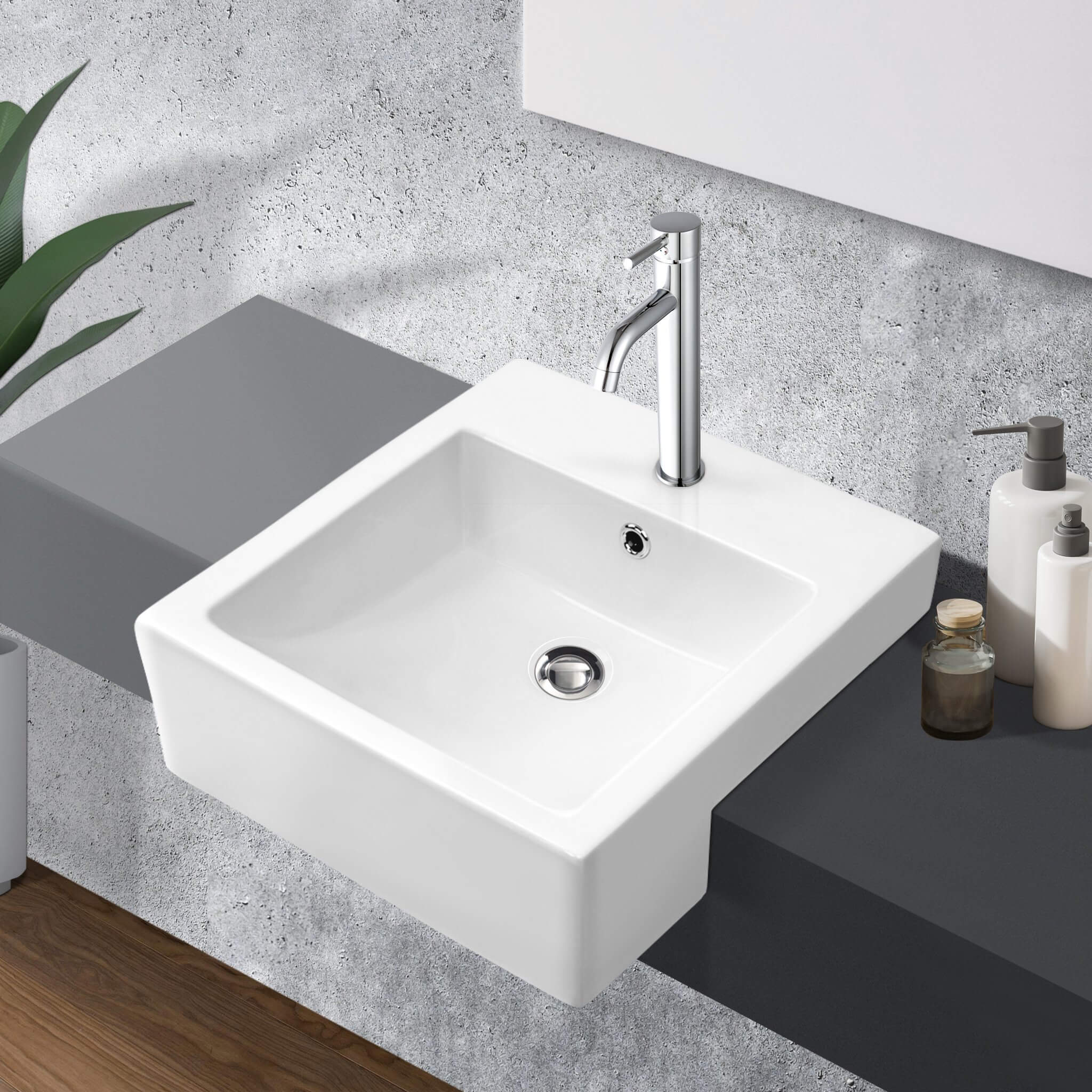 MASSIMO Semi Recess Basin Basins ECT 