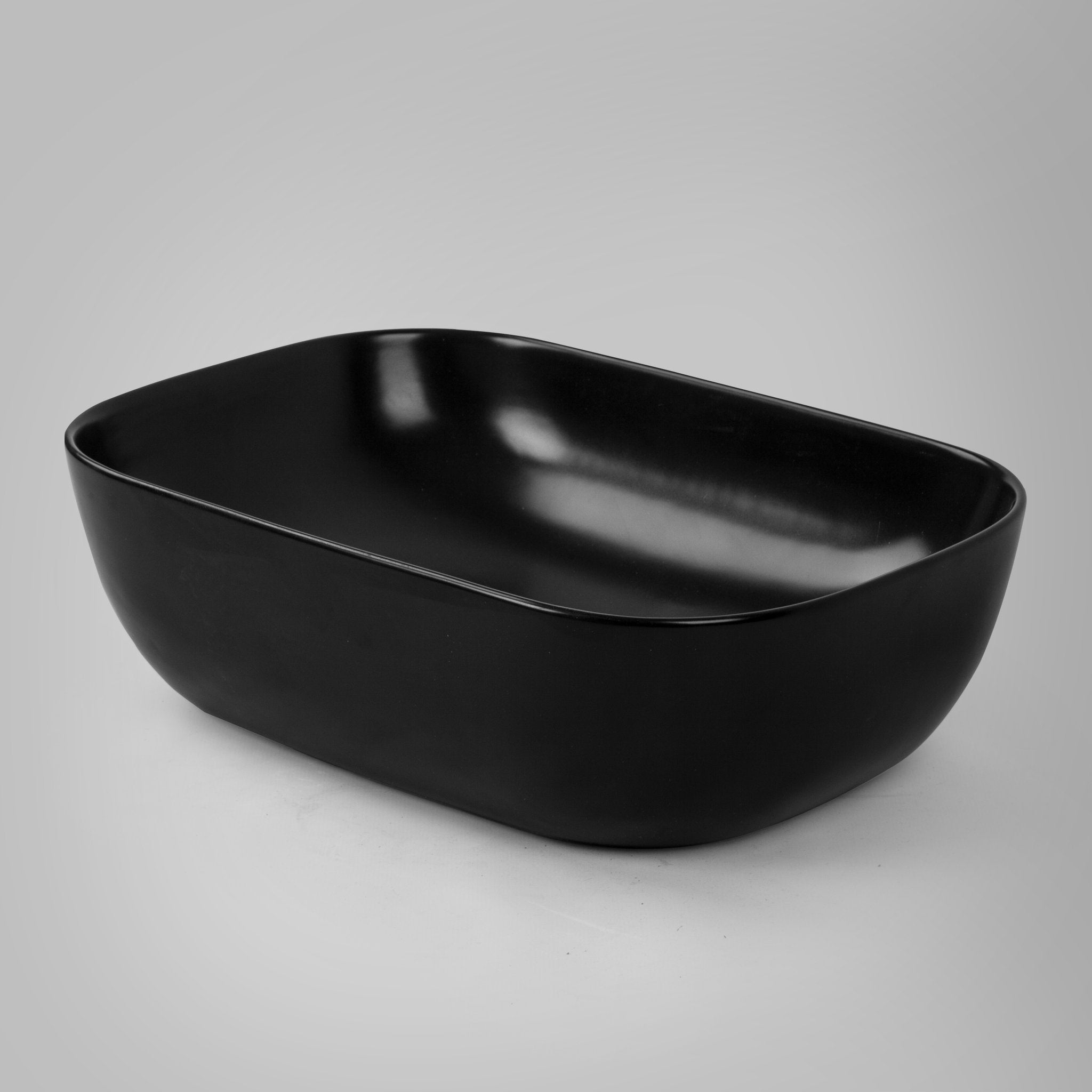 MICA 46 Above Counter Basin Matte Black Basins Arova Kitchens & Bathrooms 