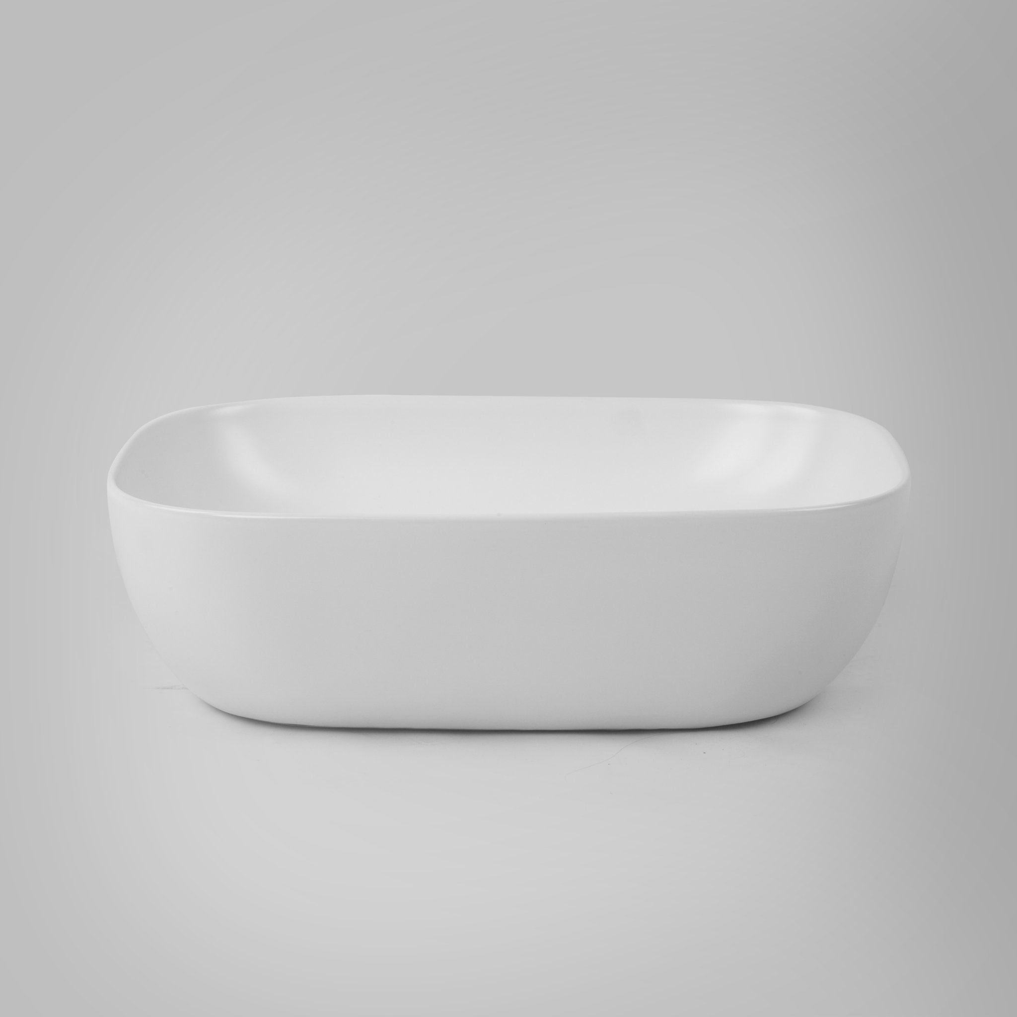 MICA 46 Above Counter Basin Matte White Basins Arova 