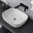 MICA 50 Above Counter Basin Gloss White Basins Arova Kitchens & Bathrooms 