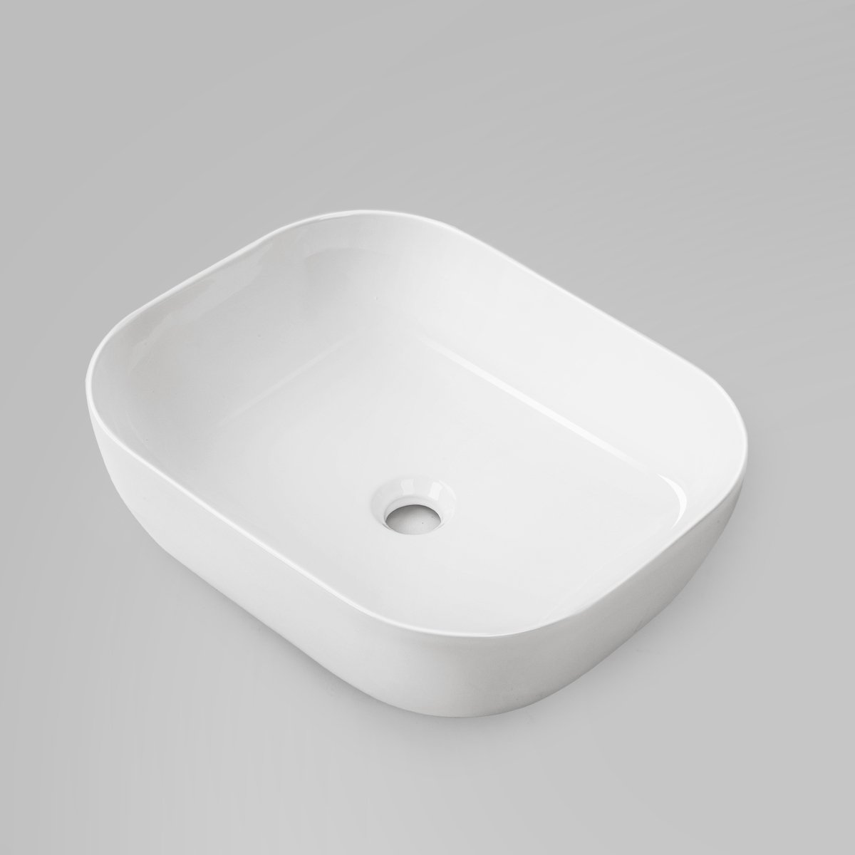 MICA 50 Above Counter Basin Gloss White Basins Arova Kitchens & Bathrooms 