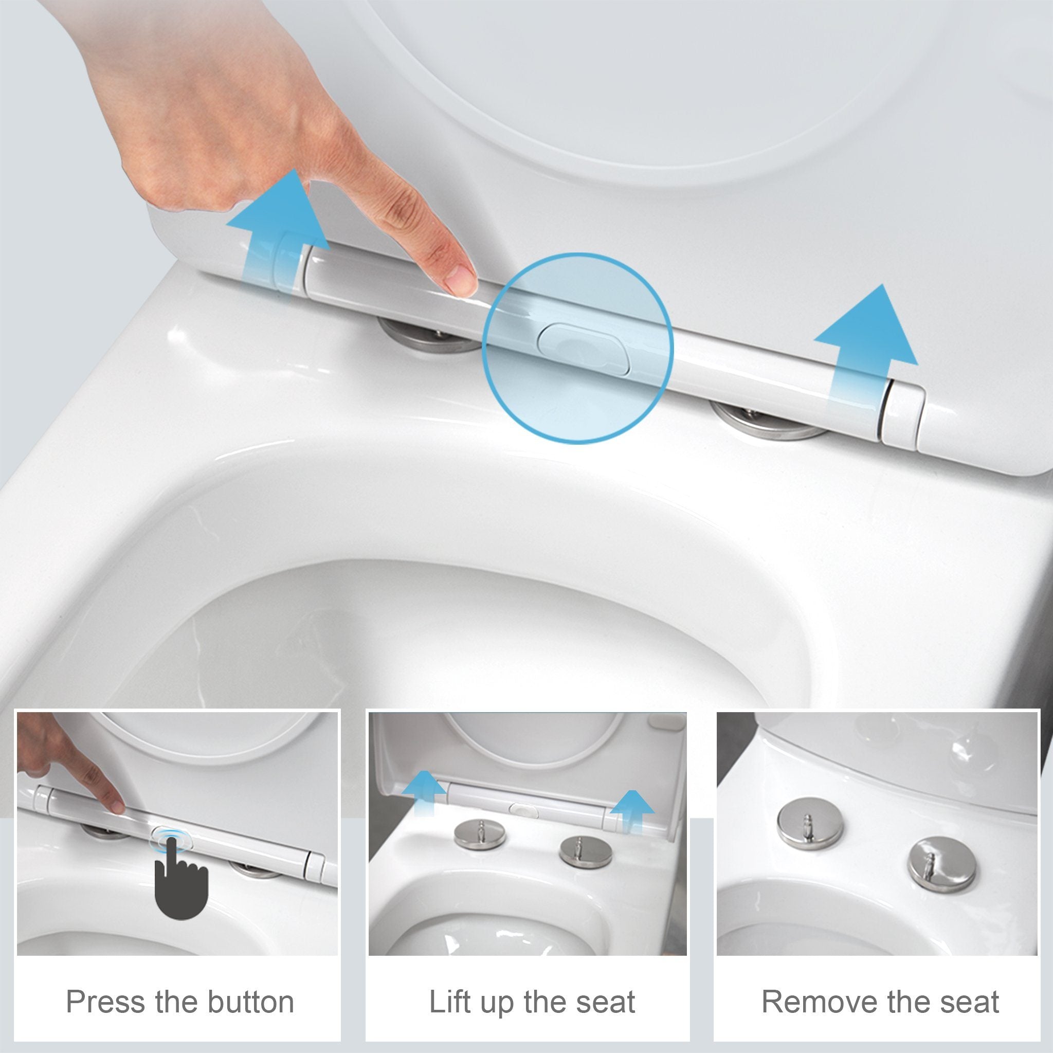 Mica Wall Faced Tornado Flush Toilet Suite Toilets Arova 