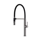 MILAN Sink mixer in Gun Metal w/Black Hose - WT6205GM Tapware ECT 